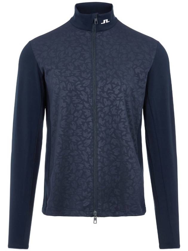 Husky Print Golf Jersey Zip-Up Jacket - J.LINDEBERG - BALAAN 6