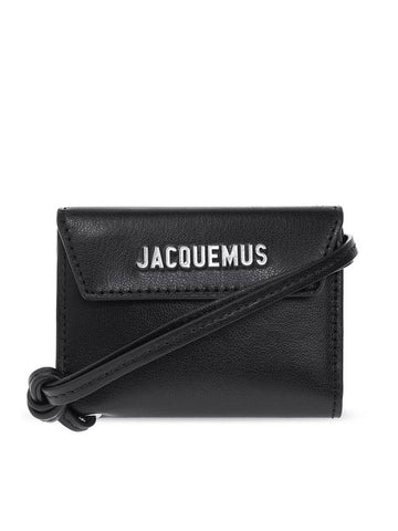 Le Porte Envelope Card Wallet Black - JACQUEMUS - BALAAN 1