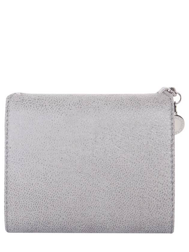 Falabella small flap halfwallet light gray - STELLA MCCARTNEY - BALAAN 4