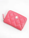 Classic zipper card wallet pink AP0216 Y33352 NN272 - CHANEL - BALAAN 3