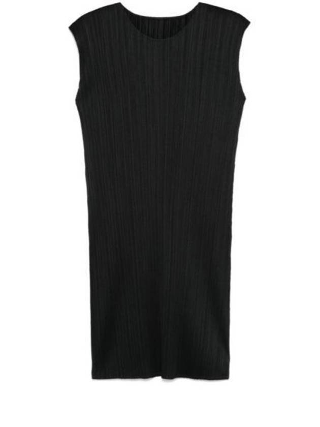 Women's Pleats Short Dress Black - ISSEY MIYAKE - BALAAN 2