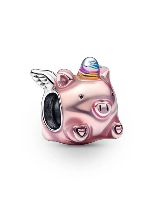 Charm Flying Unicorn Pig Pig Pink Charm 792573C01 - PANDORA - BALAAN 1