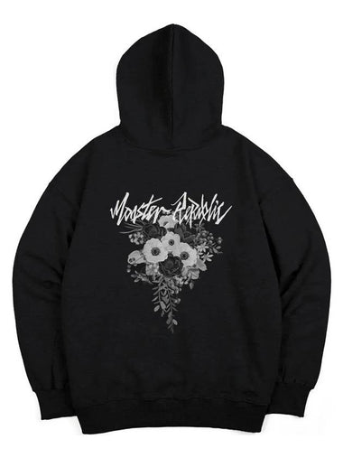 Movement Flower Ash Gray Hoodie Black - MONSTER REPUBLIC - BALAAN 1