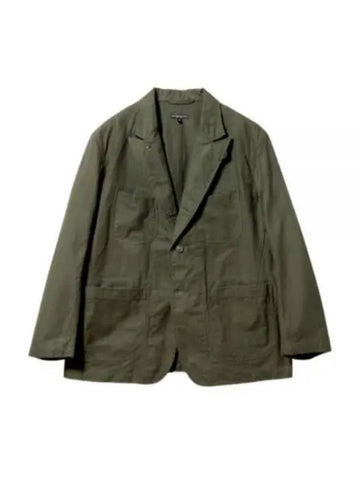 Bedford Jacket B Olive Cotton Brushed HB 24F1D005 PS189 BZ006 - ENGINEERED GARMENTS - BALAAN 1