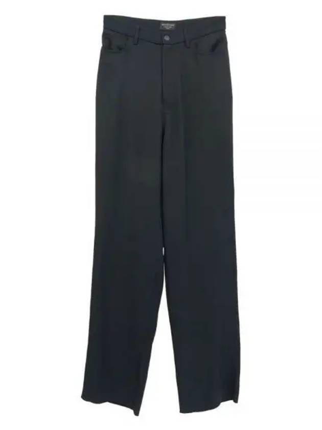 Wide pants black 725471 TIO48 - BALENCIAGA - BALAAN 1