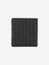 Intrecciato Small Folder Half Wallet Black - BOTTEGA VENETA - BALAAN 2