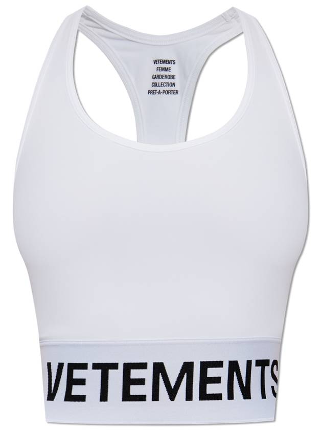 VETEMENTS Sports Top, Women's, White - VETEMENTS - BALAAN 1