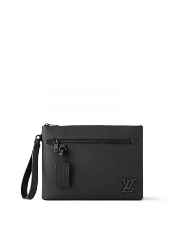 LV Aerogram Ipad Pouch Bag Black - LOUIS VUITTON - BALAAN 2