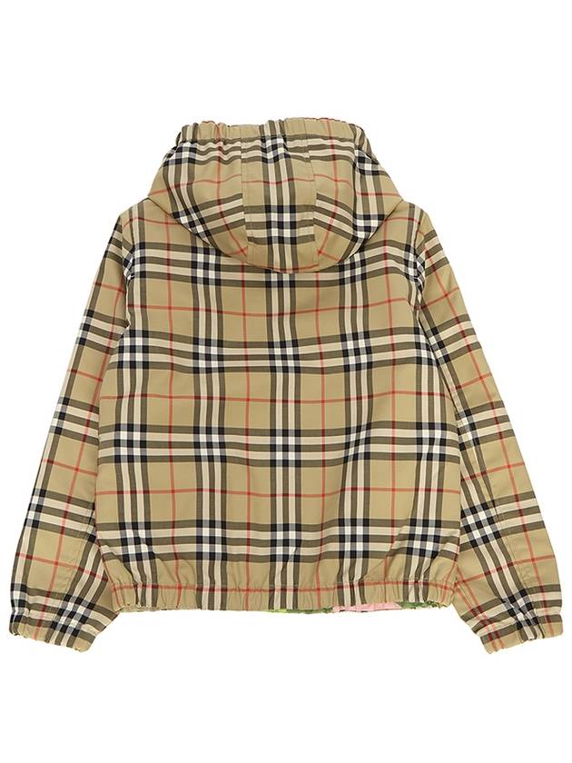 Kids Check Reversible Windbreaker Jacket - BURBERRY - BALAAN 4