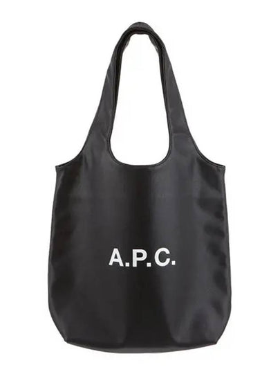 Ninon Small Recycled Leather Tote Bag Black - A.P.C. - BALAAN 2