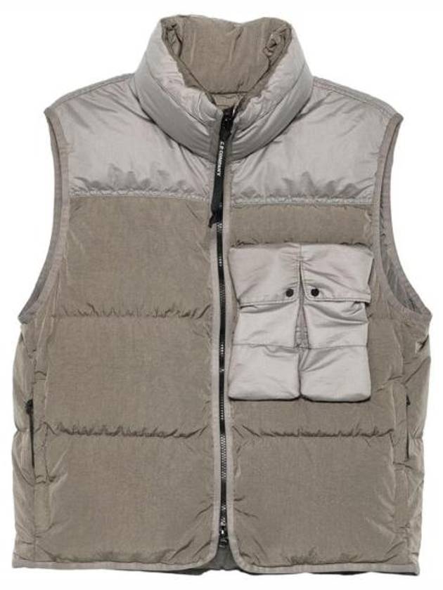 Eco Chrome-R Mixed Down Vest Walnut - CP COMPANY - BALAAN 2