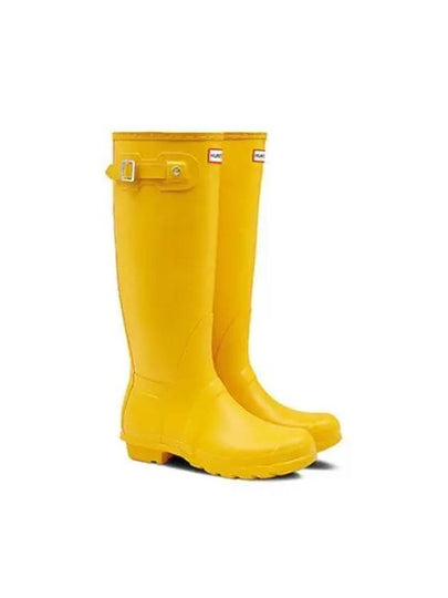 Women's Original Tall Rain Boots Yellow - HUNTER - BALAAN 2