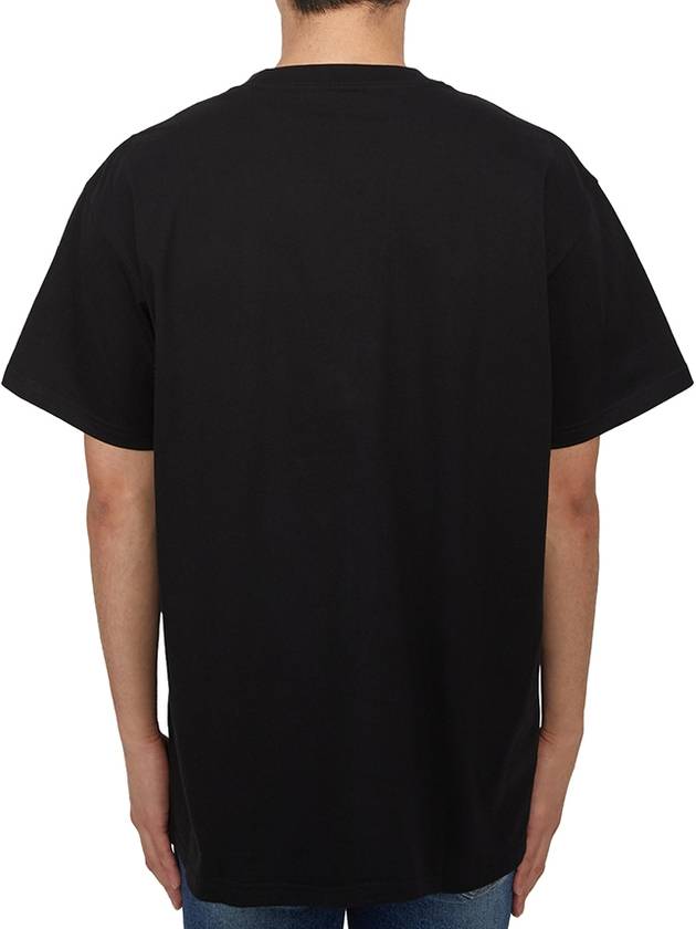 Signal Short Sleeve T-Shirt Black - CARHARTT WIP - BALAAN 4