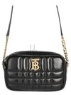 Quilted Leather Mini Lola Camera Shoulder Bag Black - BURBERRY - BALAAN 2