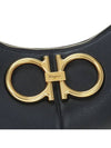 Maxi Gancini Shoulder Bag Black - SALVATORE FERRAGAMO - BALAAN 6