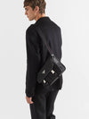 Re-Nylon Saffiano Shoulder Bag Black - PRADA - BALAAN 8