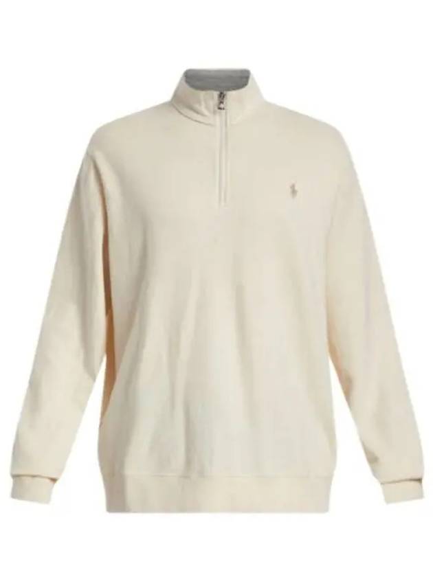 Pony Logo Half Zip-up Sweatshirt Cream - POLO RALPH LAUREN - BALAAN 2