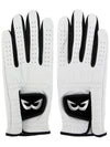 Golf Wear Premium Sheepskin Golf Gloves WB21SUWG01WH White - WHITEBALL - BALAAN 4