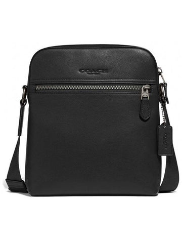 Houston Flight Cross Bag Black - COACH - BALAAN.