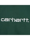 Logo Print Sweatshirt Green - CARHARTT WIP - BALAAN 9