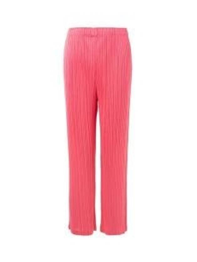 MC February Pleated Straight Pants Pink - ISSEY MIYAKE - BALAAN 2