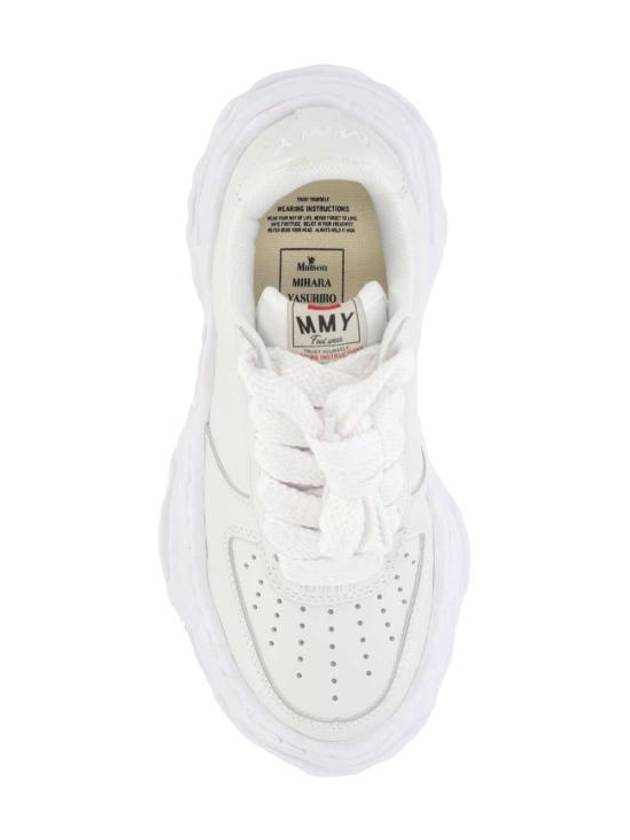 Wayne OG Sole Leather Low Top Sneakers White - MAISON MIHARA YASUHIRO - BALAAN 5