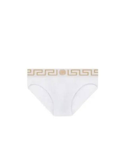 Greca Border Briefs White - VERSACE - BALAAN 2