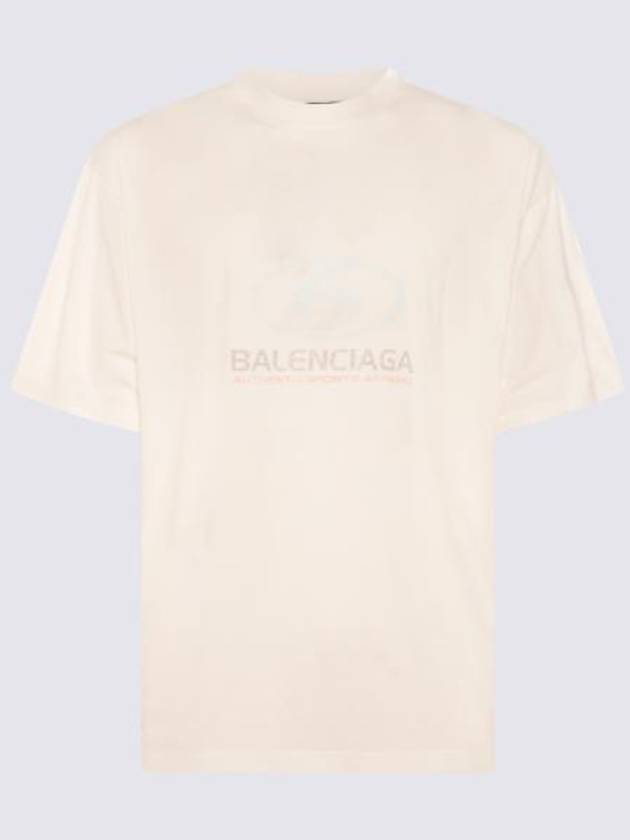 Surfer Medium Fit Short Sleeve T-Shirt White - BALENCIAGA - BALAAN 5