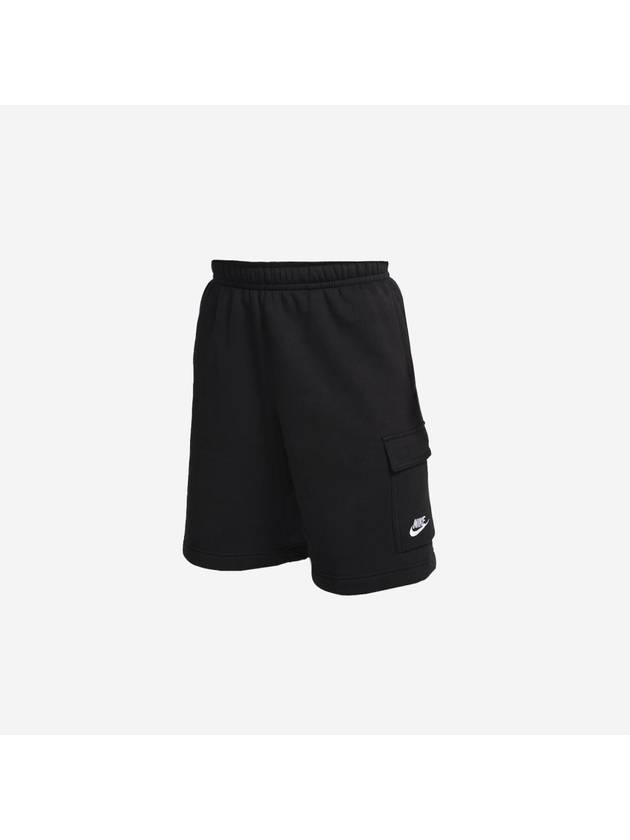 Sportswear Club Fleece Cargo Shorts Black - NIKE - BALAAN 2