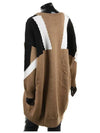 Women's Maxi Wool Sweater Brown NMA377V B624C - NEIL BARRETT - BALAAN 4