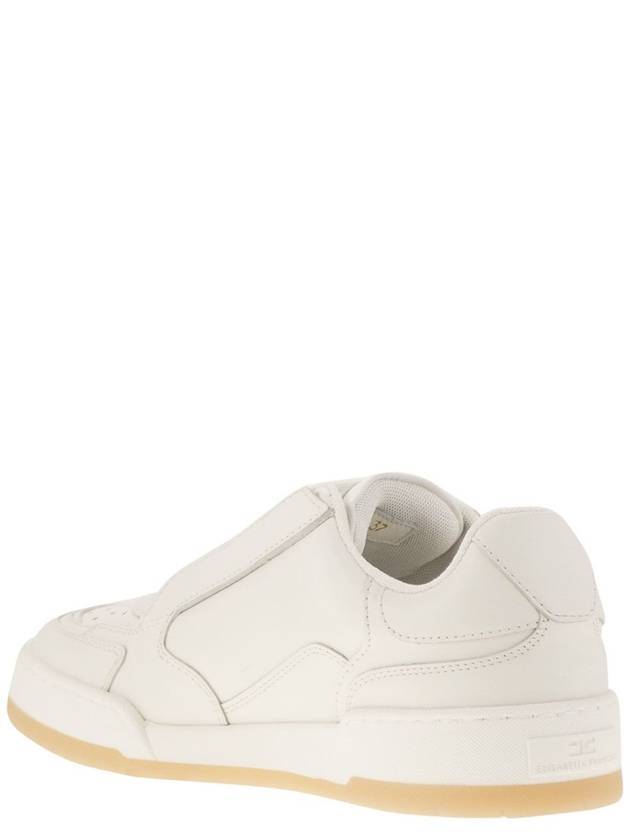 Leather sneakers with logo - ELISABETTA FRANCHI - BALAAN 3