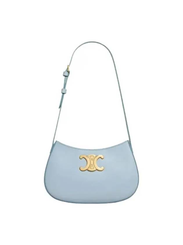 Calfskin Medium Tilly Shoulder Bag Light Blue - CELINE - BALAAN 2