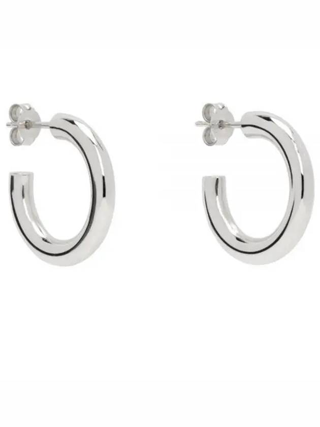 Classic Hoops Earrings Silver - LEMAIRE - BALAAN 2