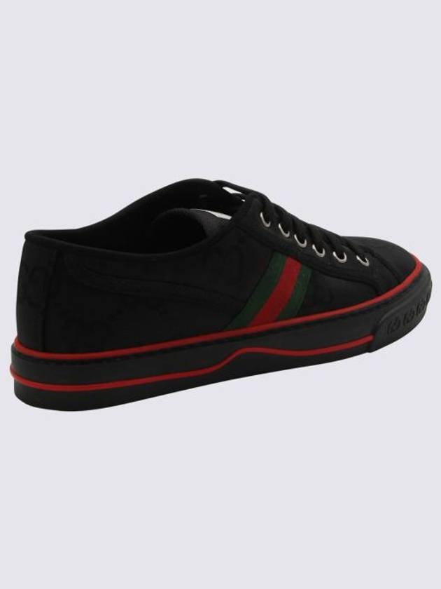 Tennis 1977 Off the Grid Low-Top Sneakers Black - GUCCI - BALAAN 4