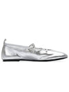 Women s PINA Cotton Canvas Ballerina Shoes Silver SH0003 SI - PALOMA WOOL - BALAAN 3