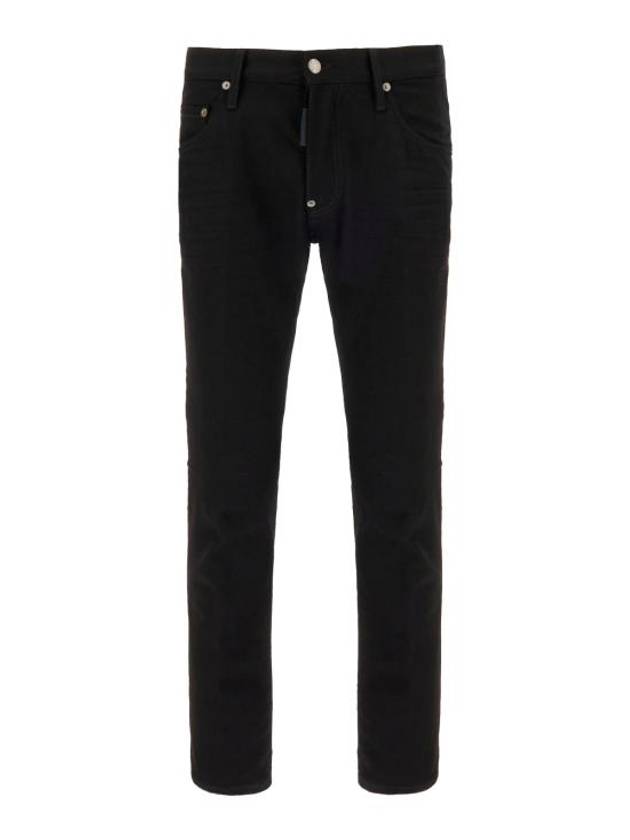 Skater Slim Cut Jeans Black - DSQUARED2 - BALAAN 2