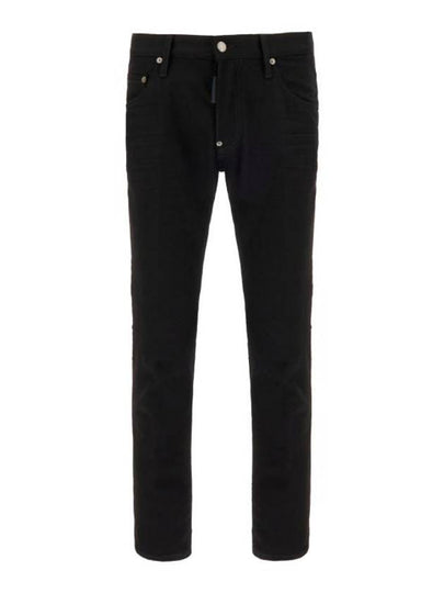 Skater Slim Cut Jeans Black - DSQUARED2 - BALAAN 2