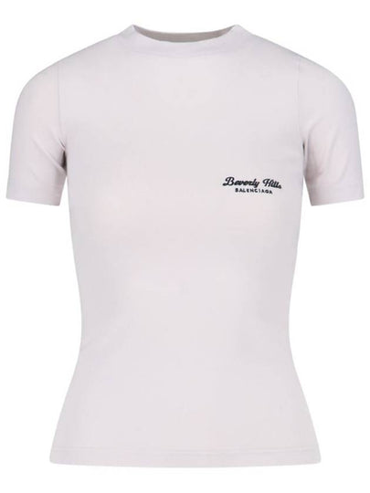 Beverly Hills Short Sleeve T-Shirt White - BALENCIAGA - BALAAN 2