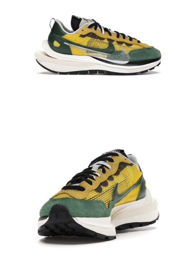 Men's Sacai x Vapor Low Top Sneakers Waffle Green Yellow - NIKE - BALAAN 5