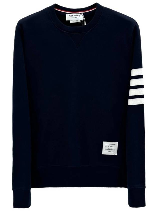 4 Bar Loopback Jersey Sweatshirt Navy - THOM BROWNE - BALAAN 2