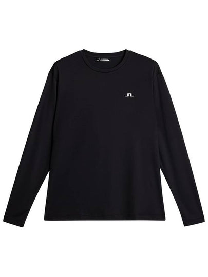 Ade Logo Long Sleeve T-Shirt Black - J.LINDEBERG - BALAAN 2