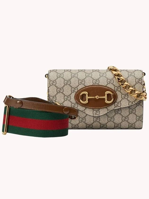 Horsebit 1955 Mini Cross Bag Beige Ebony - GUCCI - BALAAN 2