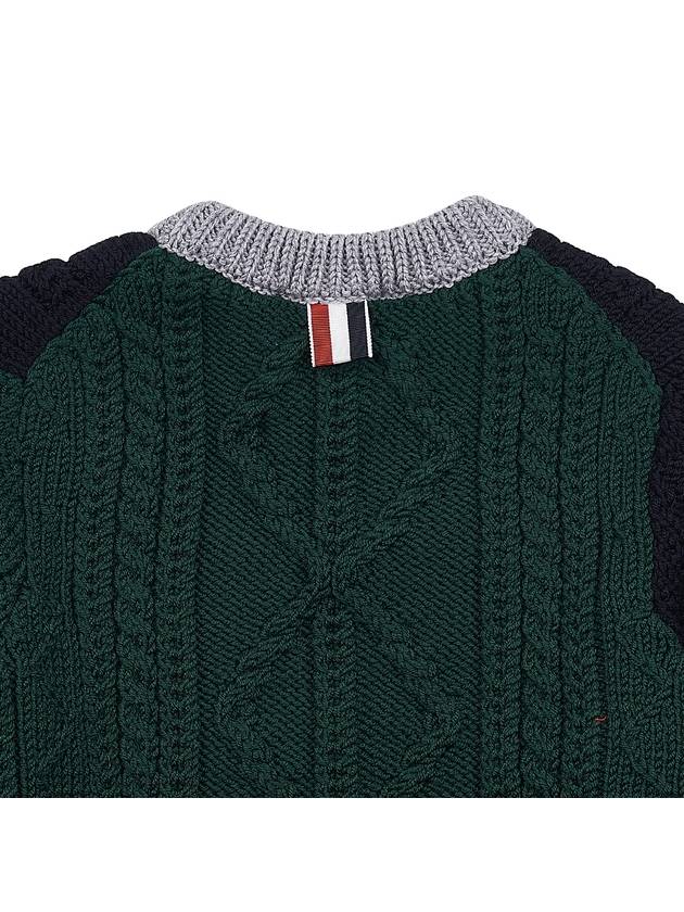 Fun Mix Cable Knit Top - THOM BROWNE - BALAAN 10