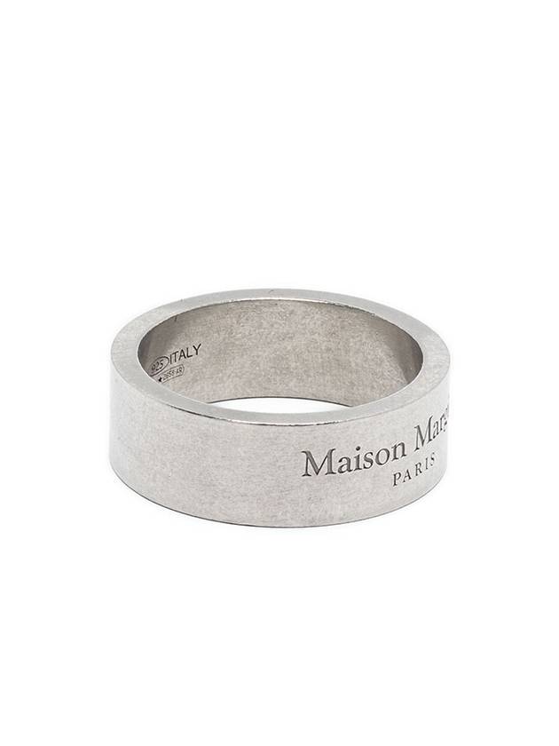 Engraved Logo Ring Silver - MAISON MARGIELA - BALAAN 2