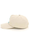 Tyron Embroidered Logo Ball Cap Ecru - ISABEL MARANT - BALAAN 4