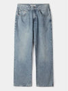 DPT 002 Damaged washed denim pants light blue - INDUST - BALAAN 6