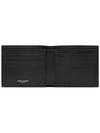 East/West Wallet In Smooth Leather Black - SAINT LAURENT - BALAAN 4