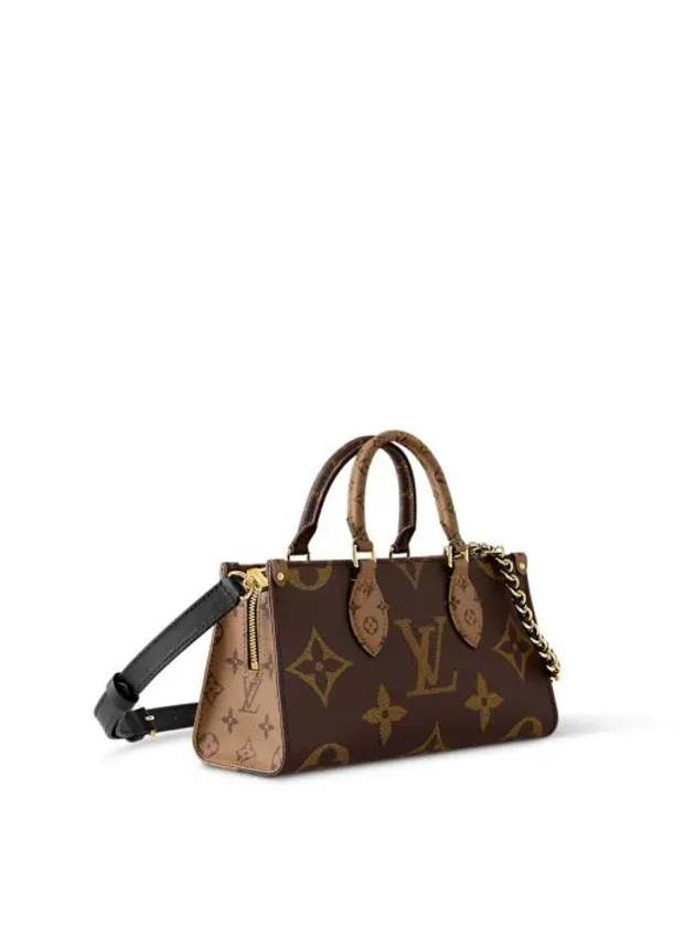 On The Go East West Chain Monogram Tote Bag Brown - LOUIS VUITTON - BALAAN 4