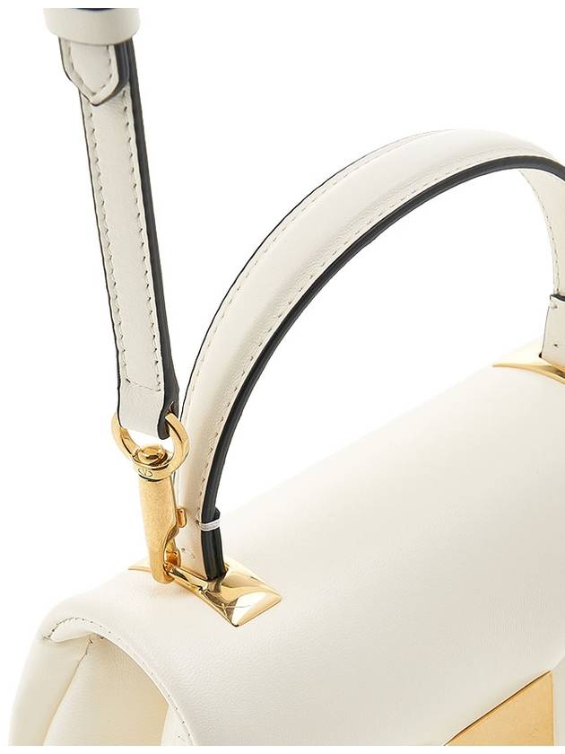 One Stud Nappa Mini Tote Bag Ivory - VALENTINO - BALAAN 10