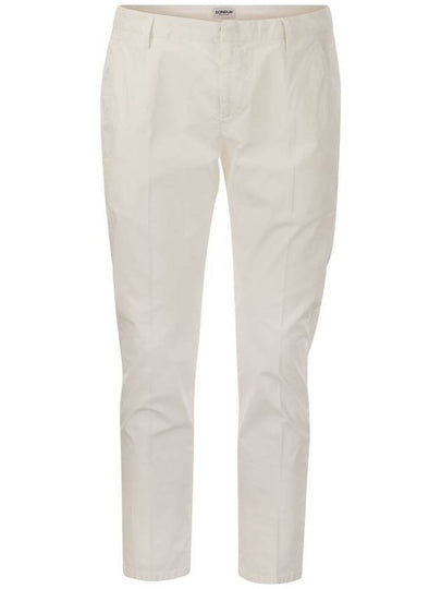 Straight Pants UP518 PSE025U PTD DU 000 WHITE - DONDUP - BALAAN 2